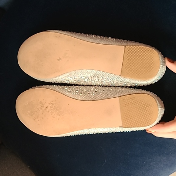 Sparkly Glitter Ballet Flats, Size 11 - Picture 4 of 6